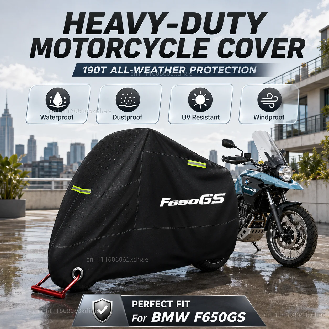 Motorcycle Cover All Season Waterproof Dust Rain UV Protection 190T Oxford Cloth For For BMW F650GS F650 GS F 650 GS All Years
Motorcycle Cover All Season Waterproof Dust Rain UV Protection 190T Oxford Cloth For For BMW F650GS F650 GS F 650 GS All Years