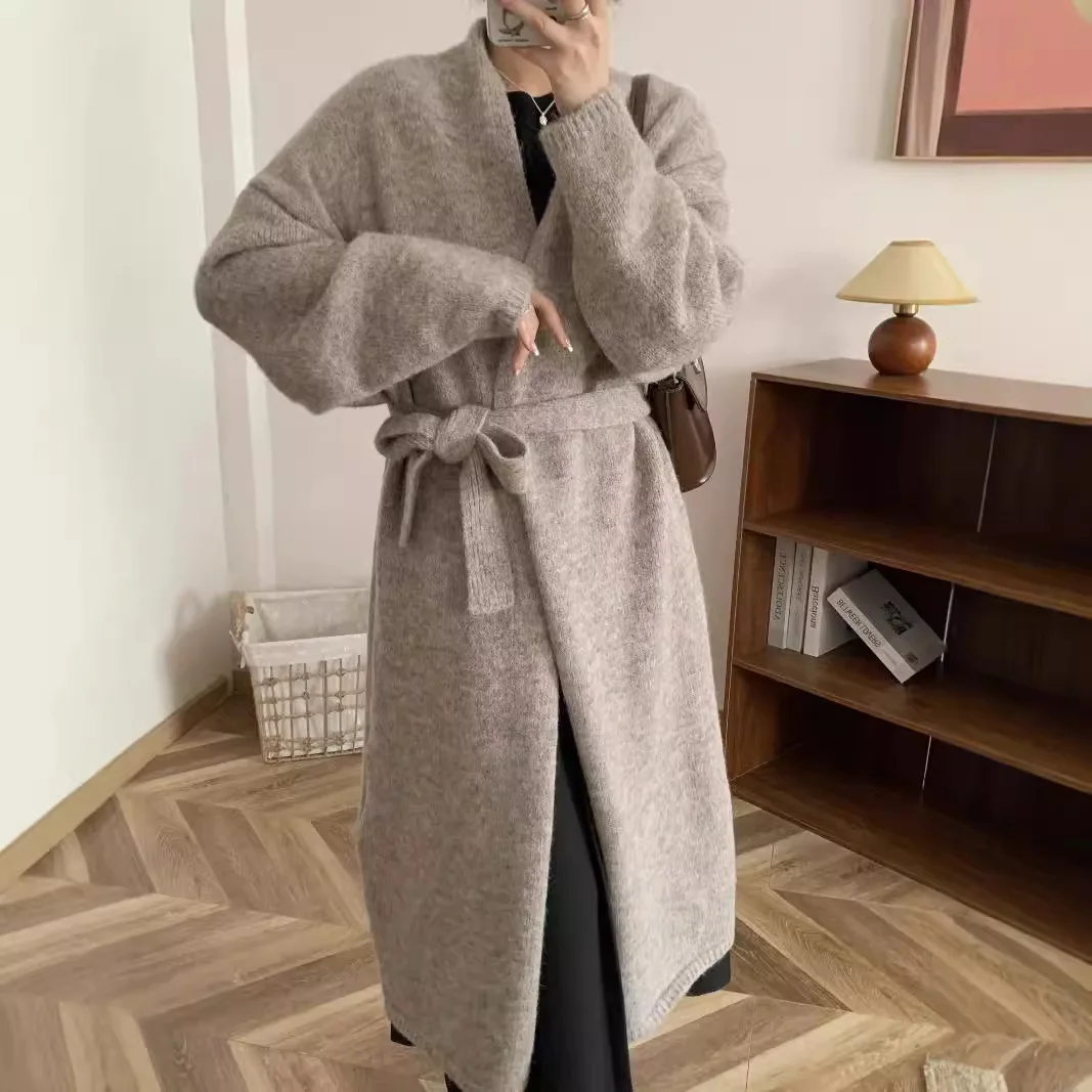 Autumn Winter New Women’s Solid Color Casual Trendy Long Sleeve Simple Basic Knitted Sweater Cardigans Female Clothes Long Coats
Autumn Winter New Women’s Solid Color Casual Trendy Long Sleeve Simple Basic Knitted Sweater Cardigans Female Clothes Long Coats