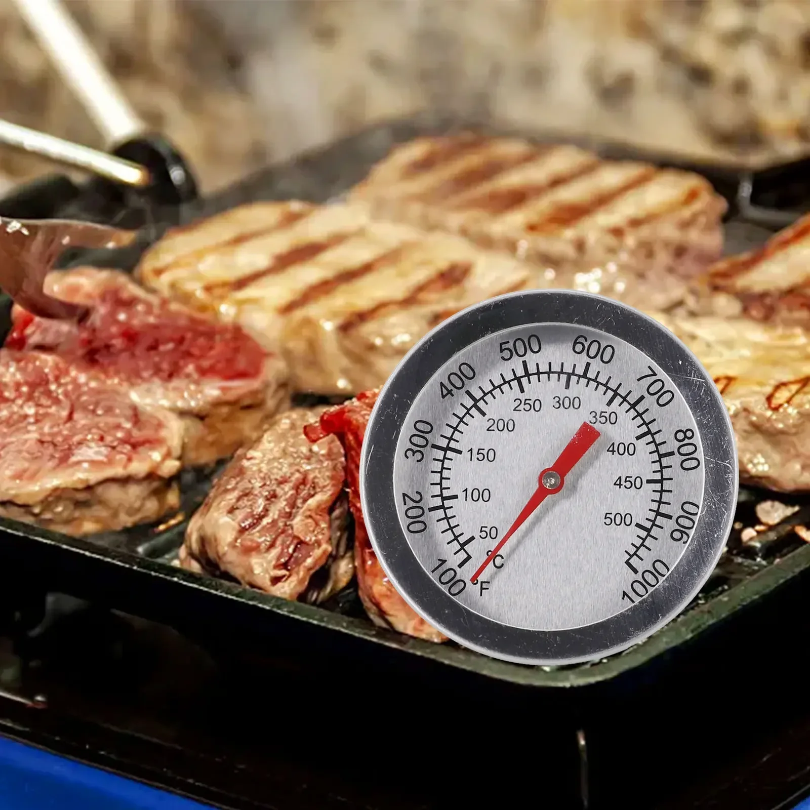 Instant= Read Oven Thermometer Stainless Steel Double Scale Grill Thermometer Kitchen Home Baking- Household Cooking Temp Gauge
Instant= Read Oven Thermometer Stainless Steel Double Scale Grill Thermometer Kitchen Home Baking- Household Cooking Temp Gauge