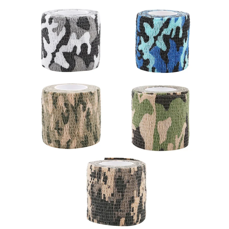 Outdoor Camouflage Tape Wrap Self-Adhesive Telescopic Multifunctional Stretch Bandage Tape Accessories For Camping Hunting
Outdoor Camouflage Tape Wrap Self-Adhesive Telescopic Multifunctional Stretch Bandage Tape Accessories For Camping Hunting