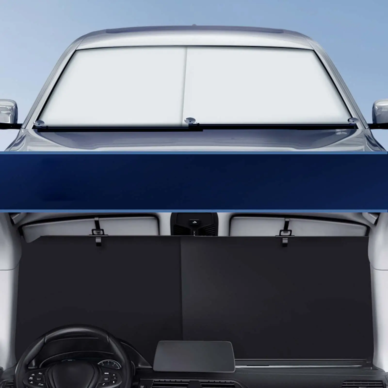 2x Windshield Sun Shades, and Privacy Protection Front Window Sunshades for Automotive Truck S
2x Windshield Sun Shades, and Privacy Protection Front Window Sunshades for Automotive Truck S