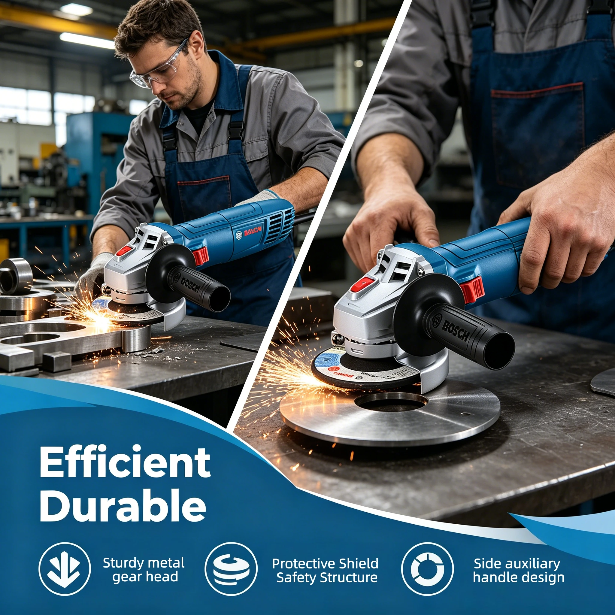 GWS800 Bosch Professional Angle Grinder, Compact & Lightweight, for Metal Cutting, Stone Polishing & Rust Removal
GWS800 Bosch Professional Angle Grinder, Compact & Lightweight, for Metal Cutting, Stone Polishing & Rust Removal