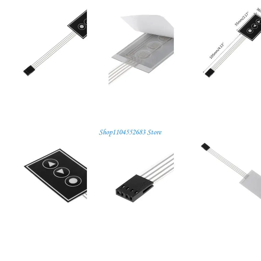 Y6GD Portable1x3 DIY for Matrix Array 3Key Membrane Switch Keypad Keyboard 1x3Key 36x
Y6GD Portable1x3 DIY for Matrix Array 3Key Membrane Switch Keypad Keyboard 1x3Key 36x