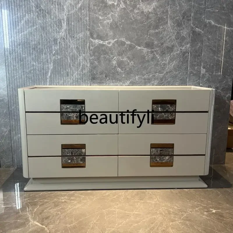 Italian light luxury solid wood dining side cabinet, modern simple entry, high-end entrance cabinet
Italian light luxury solid wood dining side cabinet, modern simple entry, high-end entrance cabinet