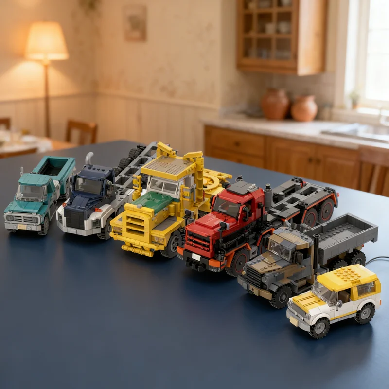 4341pcs MOC Snowrunner 6 Trucks Pack Part City Champions Model Building Blocks Architecture Toy Christmas Gifts Brick Kids DIY
4341pcs MOC Snowrunner 6 Trucks Pack Part City Champions Model Building Blocks Architecture Toy Christmas Gifts Brick Kids DIY