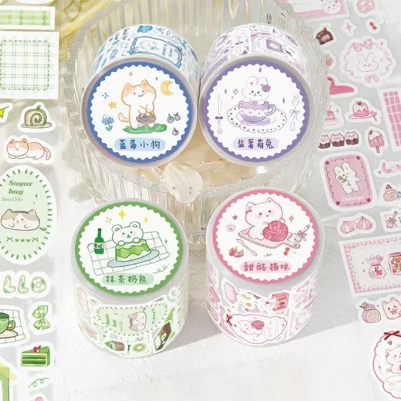 Blueberry Puppy PET Die-cut Tape Cute Pet Ins Style Mobile Phone Case Decoration Material Hand Account Collage Sticker Cute Gift
Blueberry Puppy PET Die-cut Tape Cute Pet Ins Style Mobile Phone Case Decoration Material Hand Account Collage Sticker Cute Gift