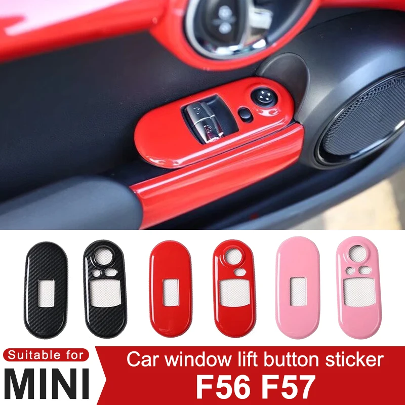 Для MINI ONE Cooper S JCW F56 F57 панель управления окон автомобиля, кнопка подъема, декоративная наклейка, аксессуары для модификации салона автомобиля
Для MINI ONE Cooper S JCW F56 F57 панель управления окон автомобиля, кнопка подъема, декоративная наклейка, аксессуары для модификации салона автомобиля