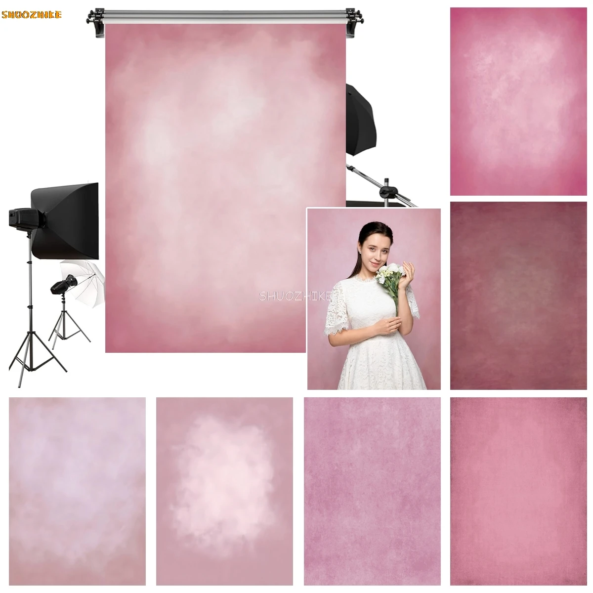 Pink Gradient Texture Photography Backdrop Customized Birthday Party Decor Wedding Scene Maternity Art Portrait Photo Background
Pink Gradient Texture Photography Backdrop Customized Birthday Party Decor Wedding Scene Maternity Art Portrait Photo Background