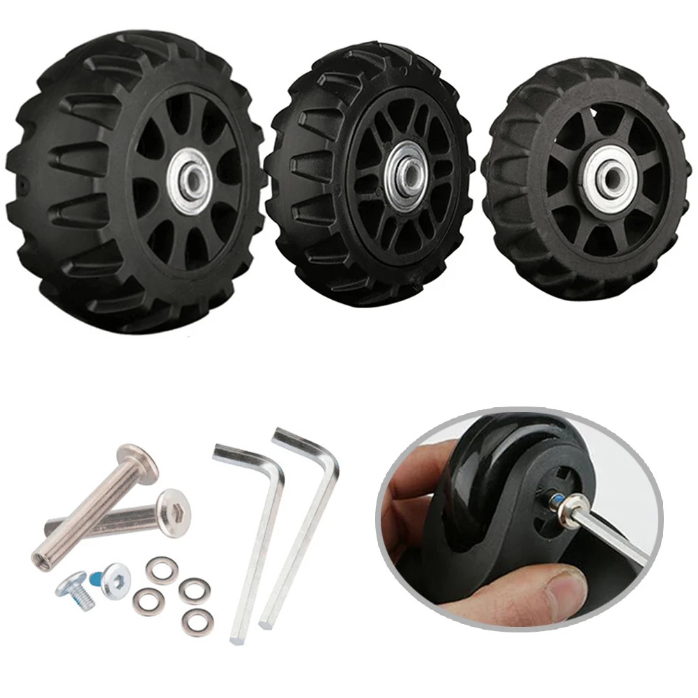 2 Set Luggage Bag Wheels Replacement Wheels Lightweight Quiet Wear-resistant Install A New Wheel Plastic Roller Accessory
2 Set Luggage Bag Wheels Replacement Wheels Lightweight Quiet Wear-resistant Install A New Wheel Plastic Roller Accessory