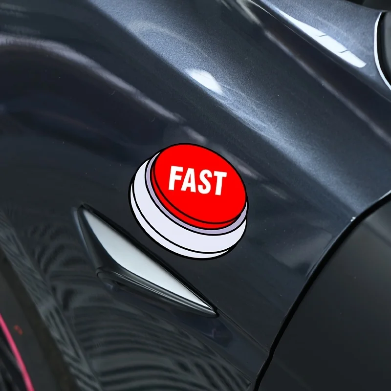 1 шт. красная наклейка с кнопкой FAST, водонепроницаемая виниловая наклейка для тюнинга автомобиля, декор для транспортных средств
1 шт. красная наклейка с кнопкой FAST, водонепроницаемая виниловая наклейка для тюнинга автомобиля, декор для транспортных средств