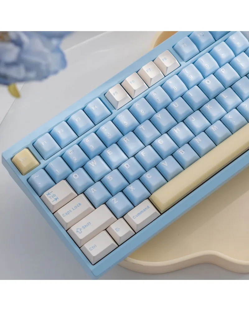 Keycap full set of PBT + PC two-color original highly semi-transparent mechanical keyboard
Keycap full set of PBT + PC two-color original highly semi-transparent mechanical keyboard