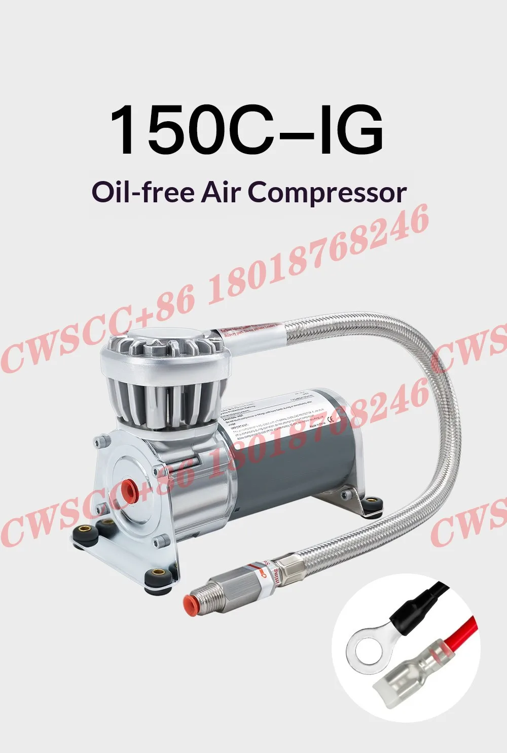 150C Miniature Compressor, 12V/24V DC Air Pump, Robot Air Suspension, Needle-Free Injection Shockwave, IP67
150C Miniature Compressor, 12V/24V DC Air Pump, Robot Air Suspension, Needle-Free Injection Shockwave, IP67