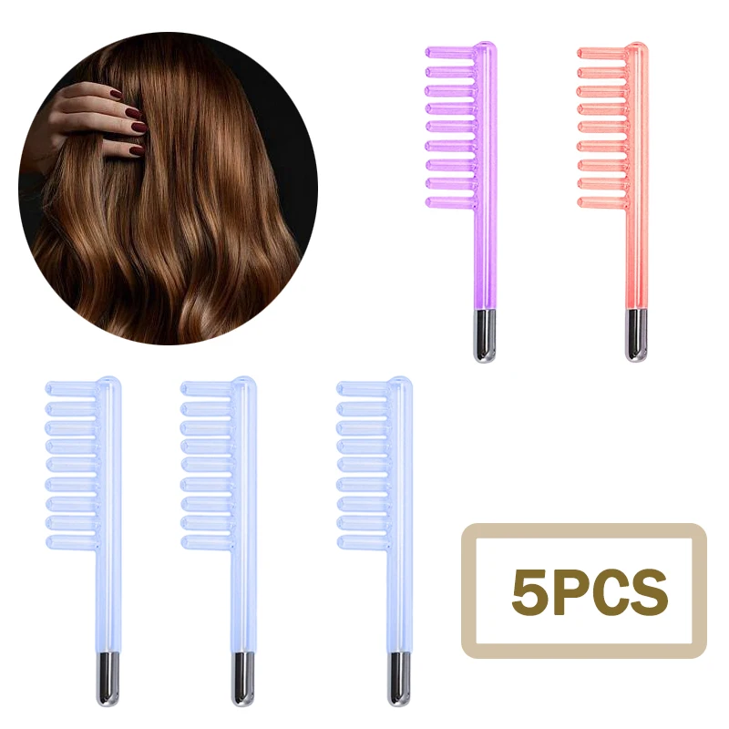 5PCS Neon High Frequency Hair Care Machine Electrode HF Wand Replace Glass Tube Promotes hair growth Theraoy Device Attachment
5PCS Neon High Frequency Hair Care Machine Electrode HF Wand Replace Glass Tube Promotes hair growth Theraoy Device Attachment