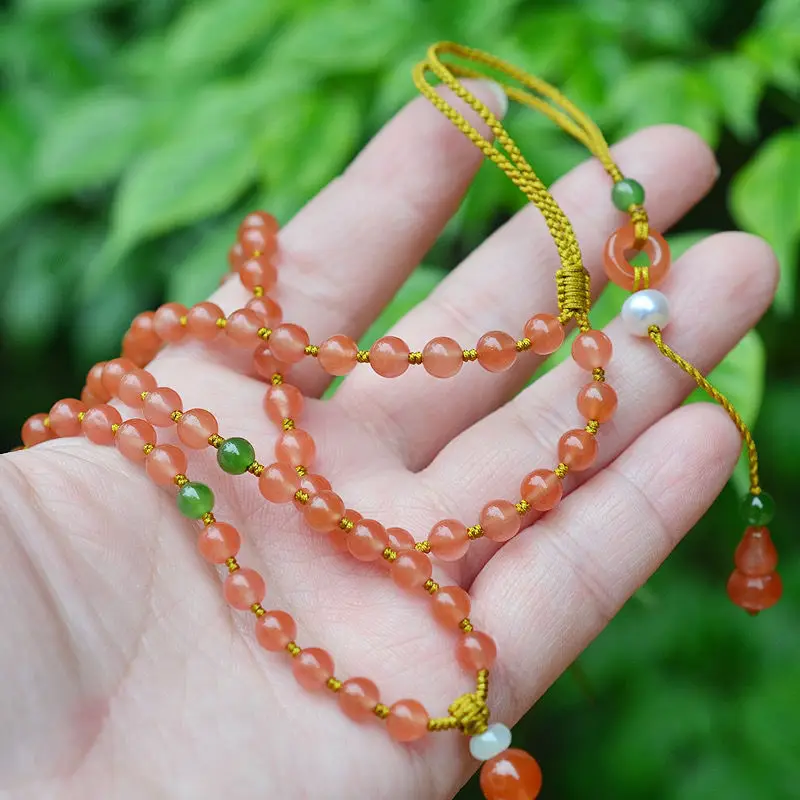 Top Latest Natural South Red Cherry High-end Pendant Beads Sweater Chain Jade Necklace Lanyard Jewelry Accessories Gift
Top Latest Natural South Red Cherry High-end Pendant Beads Sweater Chain Jade Necklace Lanyard Jewelry Accessories Gift