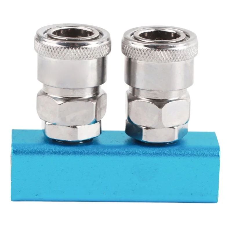 G1/4 Air Distribution Block Straight Air Hose Splitter Pneumatic Manifold With ConnectorSML-2/4/5