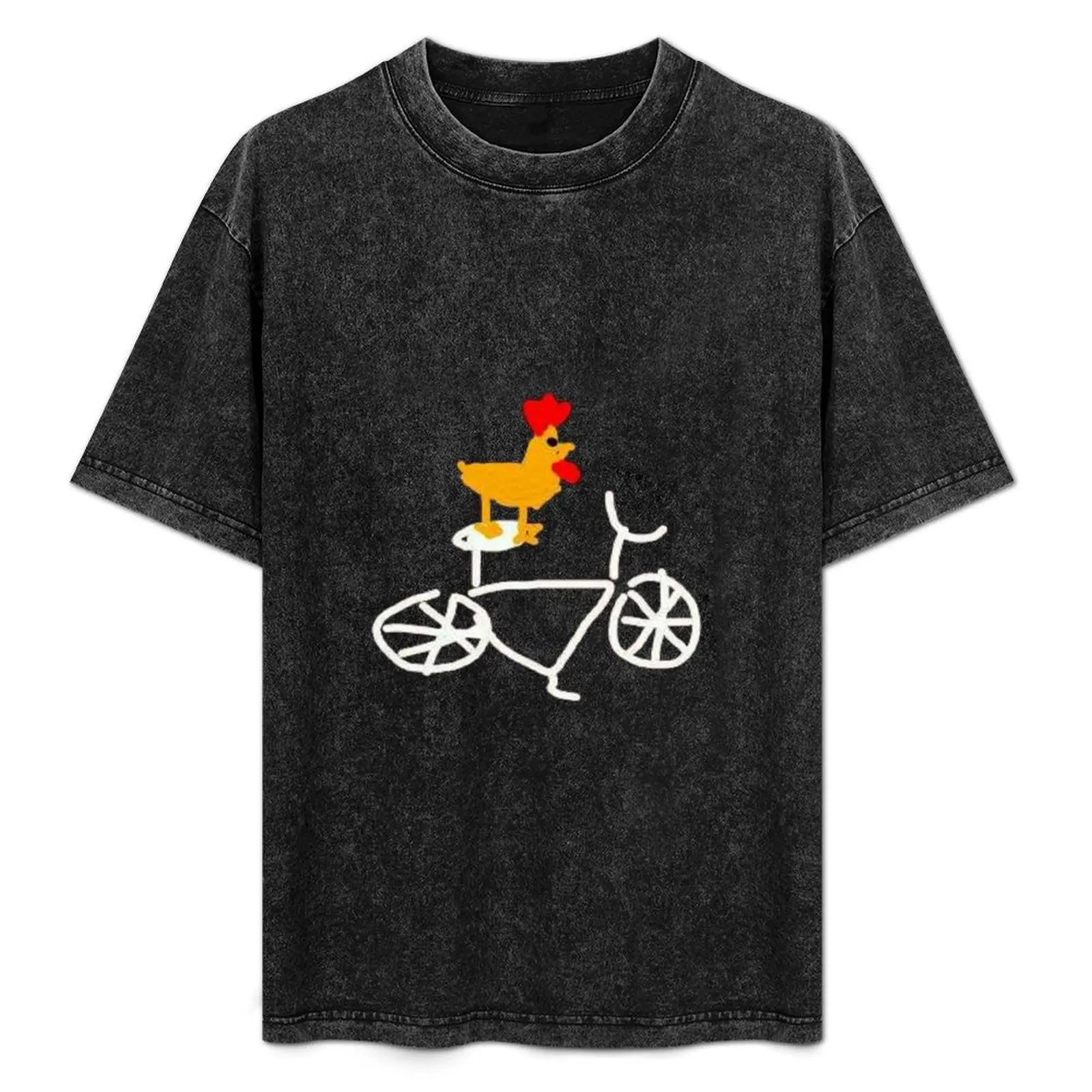 Chicken on a bike T-Shirt Large Size Basic Casual T-Shirt
Chicken on a bike T-Shirt Large Size Basic Casual T-Shirt