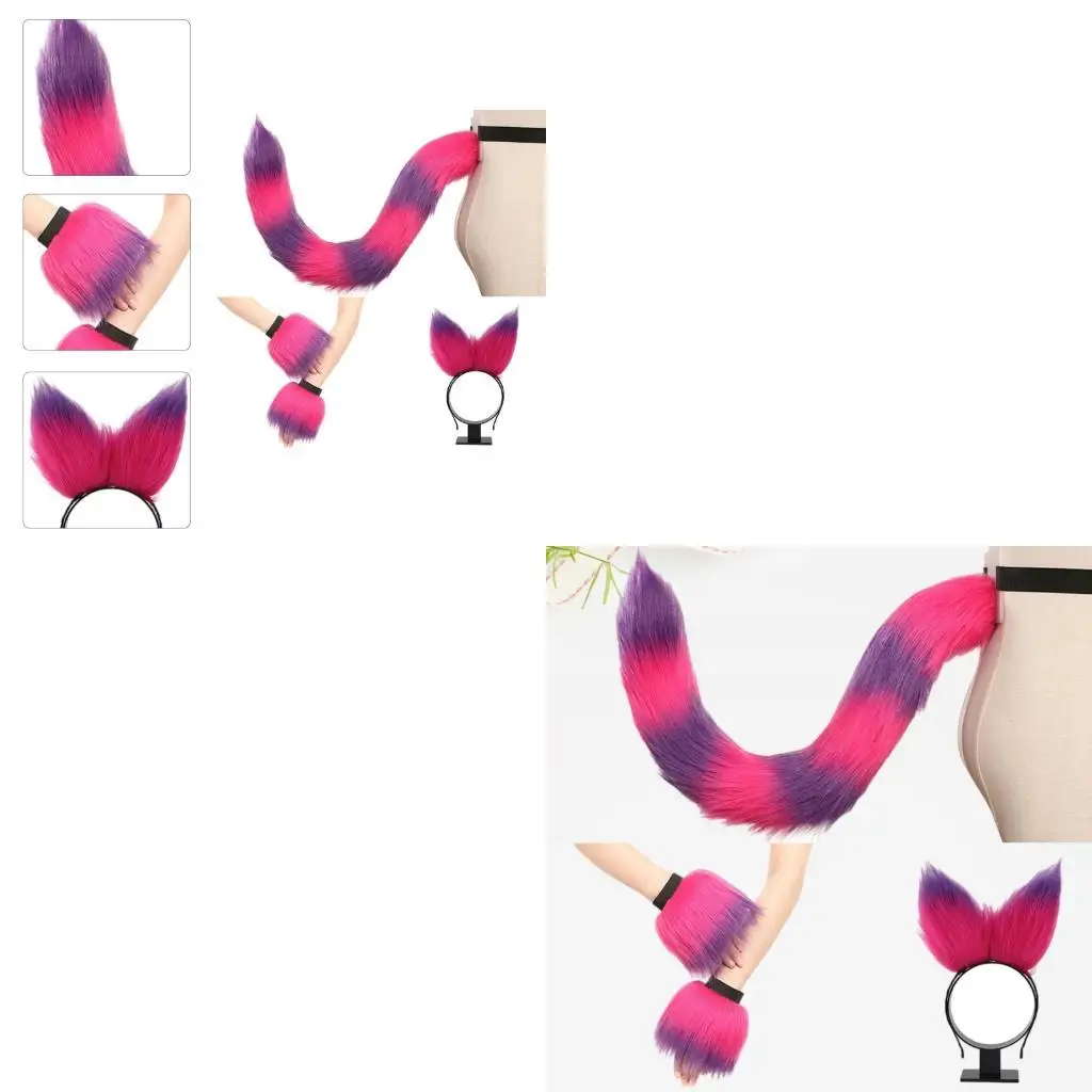 L4ME Хэллоуин костюмы животных набор плюшевые уши с повязкой на запястье запястье для женщин для женщин 
L4ME Хэллоуин костюмы животных набор плюшевые уши с повязкой на запястье запястье для женщин для женщин