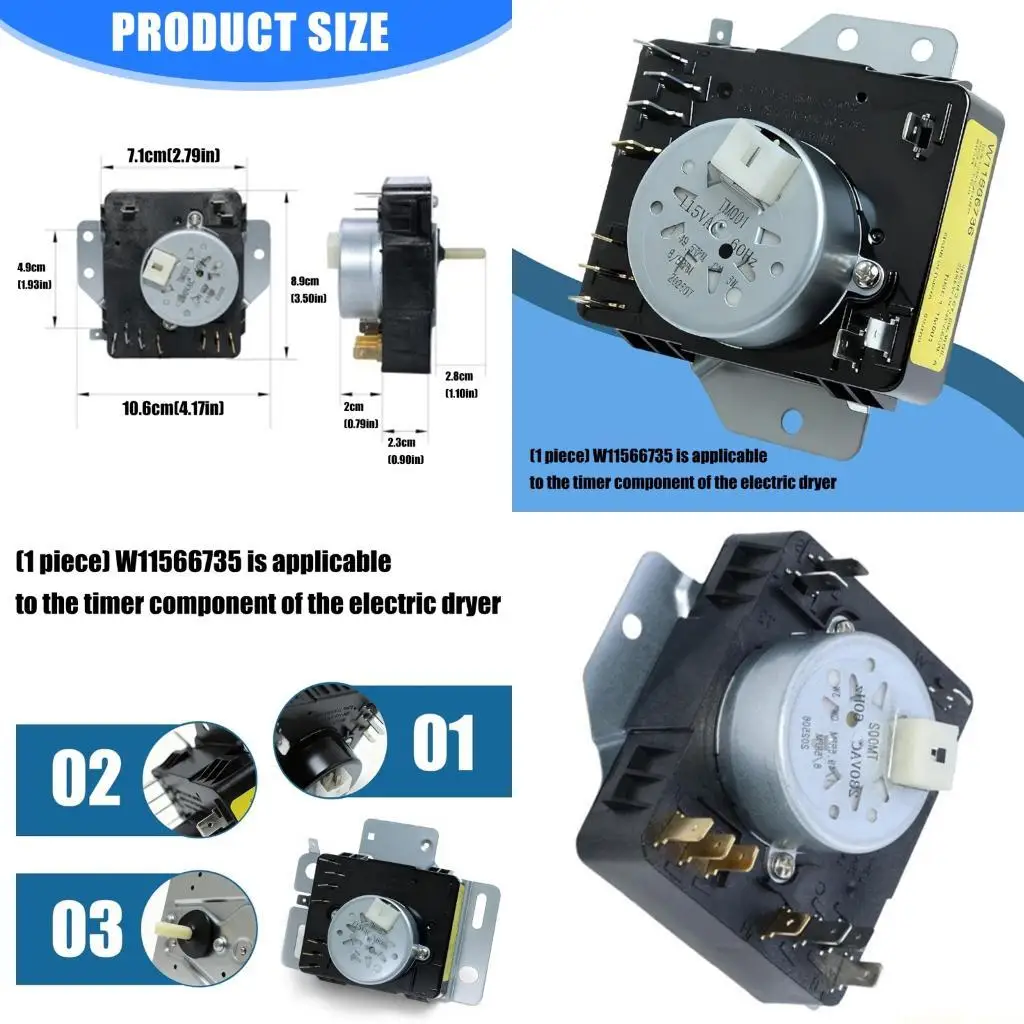 D0AB W11566735 Замена таймера сушилки для PS17216594 W11685947 4981088 AP7215858
D0AB W11566735 Замена таймера сушилки для PS17216594 W11685947 4981088 AP7215858