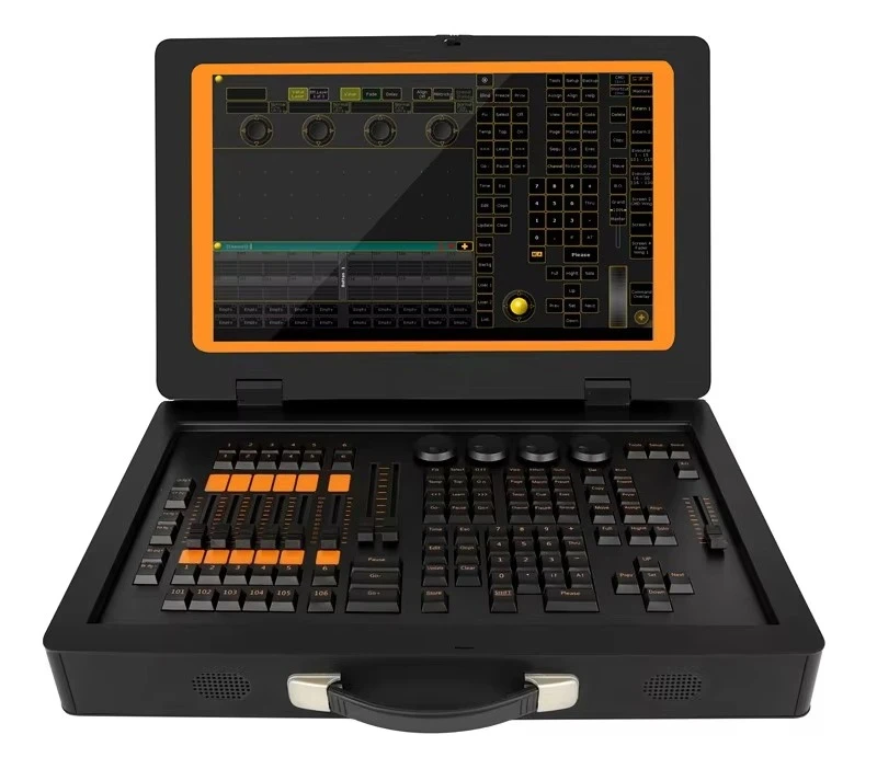 DMX Lighting Console Controller for DJ Disco Stage Lights Party Performance Event
DMX Lighting Console Controller for DJ Disco Stage Lights Party Performance Event