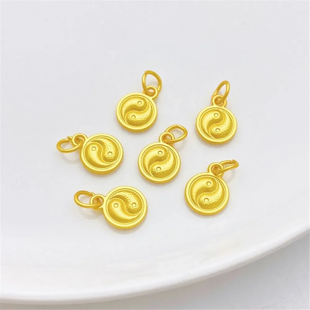 Ancient Gold Yin and Yang Tai Chi Gossip Pendant Small Pendant Handmade DIY Bracelet Necklace Jewelry Material Accessories
Ancient Gold Yin and Yang Tai Chi Gossip Pendant Small Pendant Handmade DIY Bracelet Necklace Jewelry Material Accessories