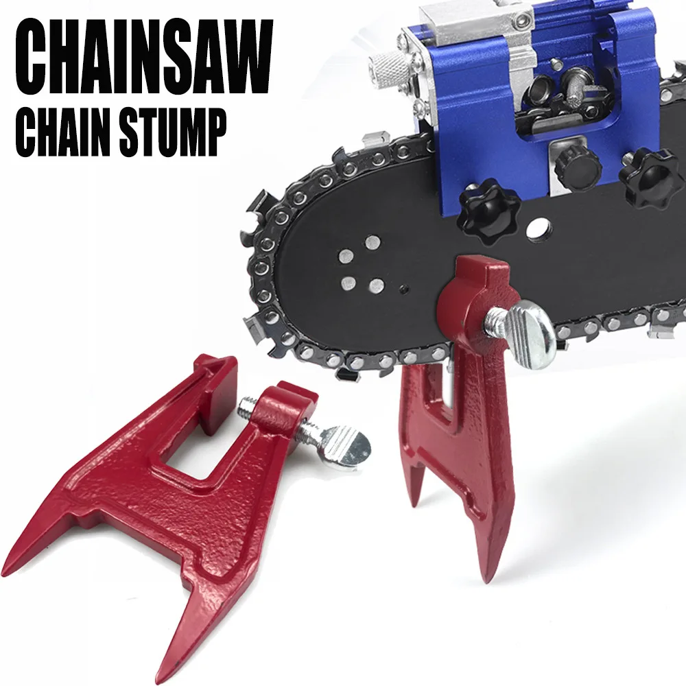 Garden Tool Chain Grinder Guide Plate Bracket Chain Filing Pliers Chain Filing Vise