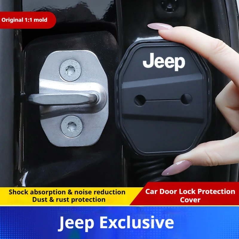 2/4PCS Anti-Rust Shockproof Car Door Lock Silicone Protector Cover for Jeep Wrangler Grand Cherokee Renegade Compass Gladiator
2/4PCS Anti-Rust Shockproof Car Door Lock Silicone Protector Cover for Jeep Wrangler Grand Cherokee Renegade Compass Gladiator
