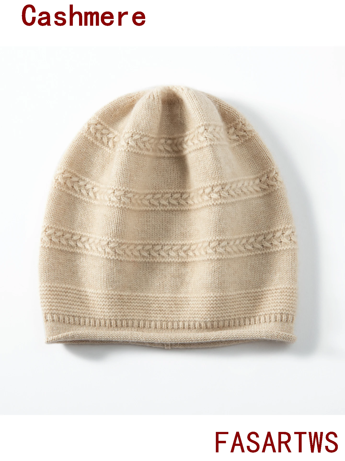 FASARTWS High Quality Pure Cashmere Hat For Men Women Winter Fashion Jacquard Solid Color Striped Knitted Hat Outdoor Warm Cap
FASARTWS High Quality Pure Cashmere Hat For Men Women Winter Fashion Jacquard Solid Color Striped Knitted Hat Outdoor Warm Cap