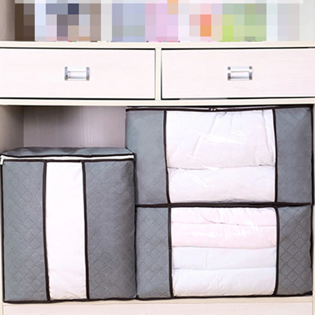 Clothes Storage Tote for Quilts Blankets Breathable Fabric Storage Bags For Toys Zippered Organizer
Clothes Storage Tote for Quilts Blankets Breathable Fabric Storage Bags For Toys Zippered Organizer