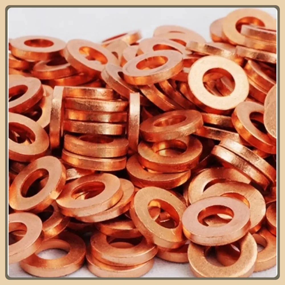 Height-1.0mm x diameter 2-60mm 99.9% Copper Flat Washer Sealing
Height-1.0mm x diameter 2-60mm 99.9% Copper Flat Washer Sealing