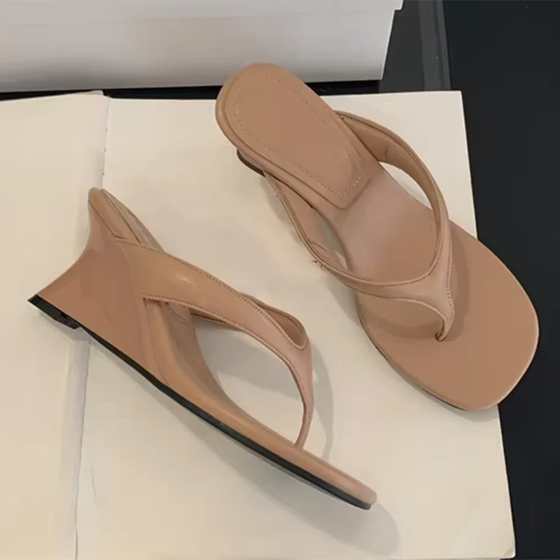 Aneikeh Fashion Wedge Heel Slipper Slides Clip Toe Flip Flops Narrow Band Sandals Shoes Casual Female Slipper Sandalia Mujer
Aneikeh Fashion Wedge Heel Slipper Slides Clip Toe Flip Flops Narrow Band Sandals Shoes Casual Female Slipper Sandalia Mujer