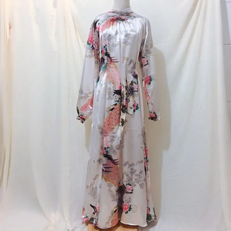 Plus Size Men Women Silky Ice Silk Printed Ruffled Long Dresses Sissy Party Elegant With Sashes Maxi Kaftan Robe Nightdress
Plus Size Men Women Silky Ice Silk Printed Ruffled Long Dresses Sissy Party Elegant With Sashes Maxi Kaftan Robe Nightdress