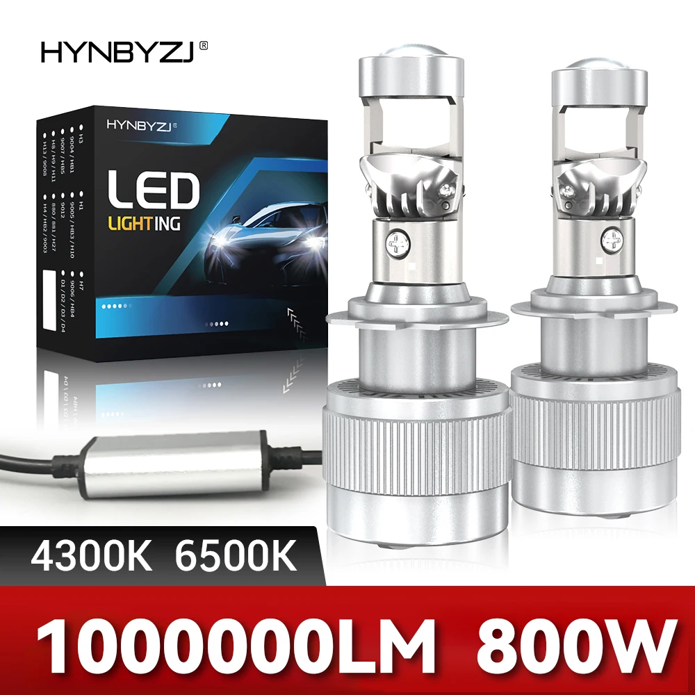 HYNBYZJ H4 800 Вт 1000000 LM H7 Bi Мини-светодиодный объектив проектора Canbus 9005 9006 9012 H8 H9 H11 Автоматическая фара 4300K 6500K Светодиодная автомобильная фара
HYNBYZJ H4 800 Вт 1000000 LM H7 Bi Мини-светодиодный объектив проектора Canbus 9005 9006 9012 H8 H9 H11 Автоматическая фара 4300K 6500K Светодиодная автомобильная фара
