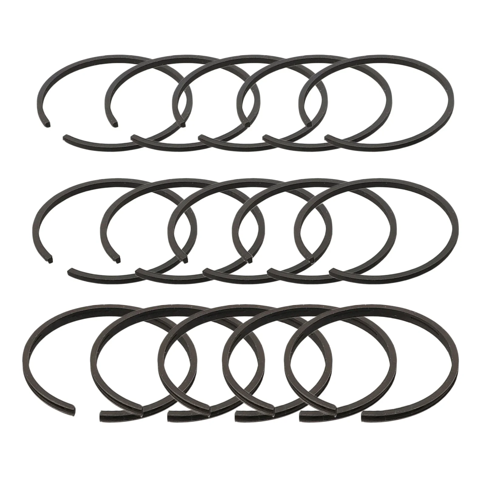 Air Compressor Piston Ring Replacement 15pcs for 48mm Cylinder with 10 Gas Rings and 5 Oil Rings for Efficient Use
Air Compressor Piston Ring Replacement 15pcs for 48mm Cylinder with 10 Gas Rings and 5 Oil Rings for Efficient Use