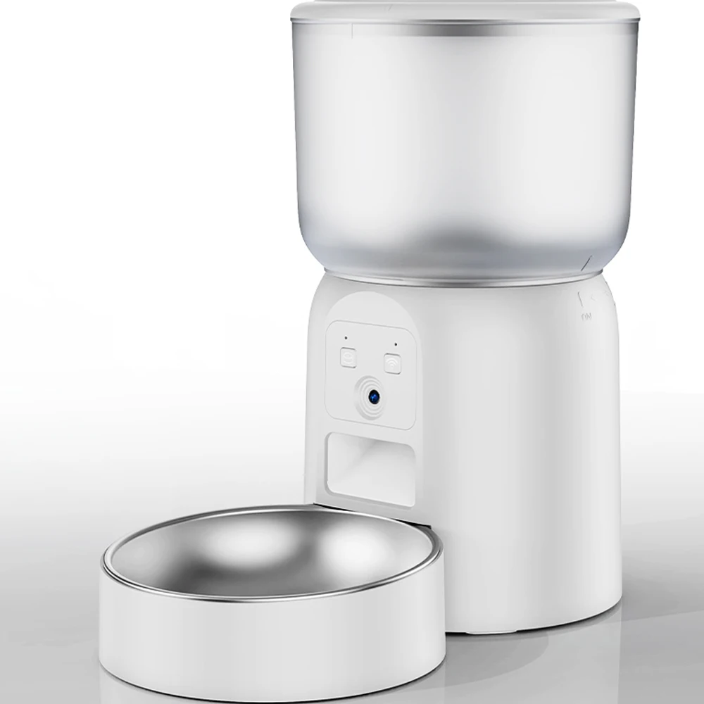 3L large capacity pet feeder, equipped with high-definition camera and stainless steel food bowl, with application
3L large capacity pet feeder, equipped with high-definition camera and stainless steel food bowl, with application