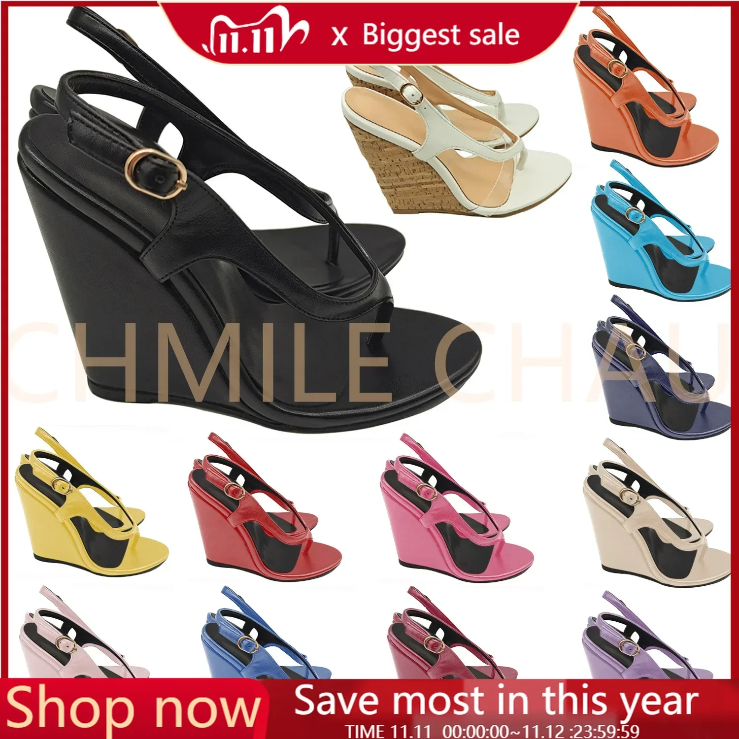 【Measure your feet length before order】Brand Design Luxury Sandals High Heel Wedge Leisure Tongs Slippers Flip Flops 18-CHC-26
【Measure your feet length before order】Brand Design Luxury Sandals High Heel Wedge Leisure Tongs Slippers Flip Flops 18-CHC-26