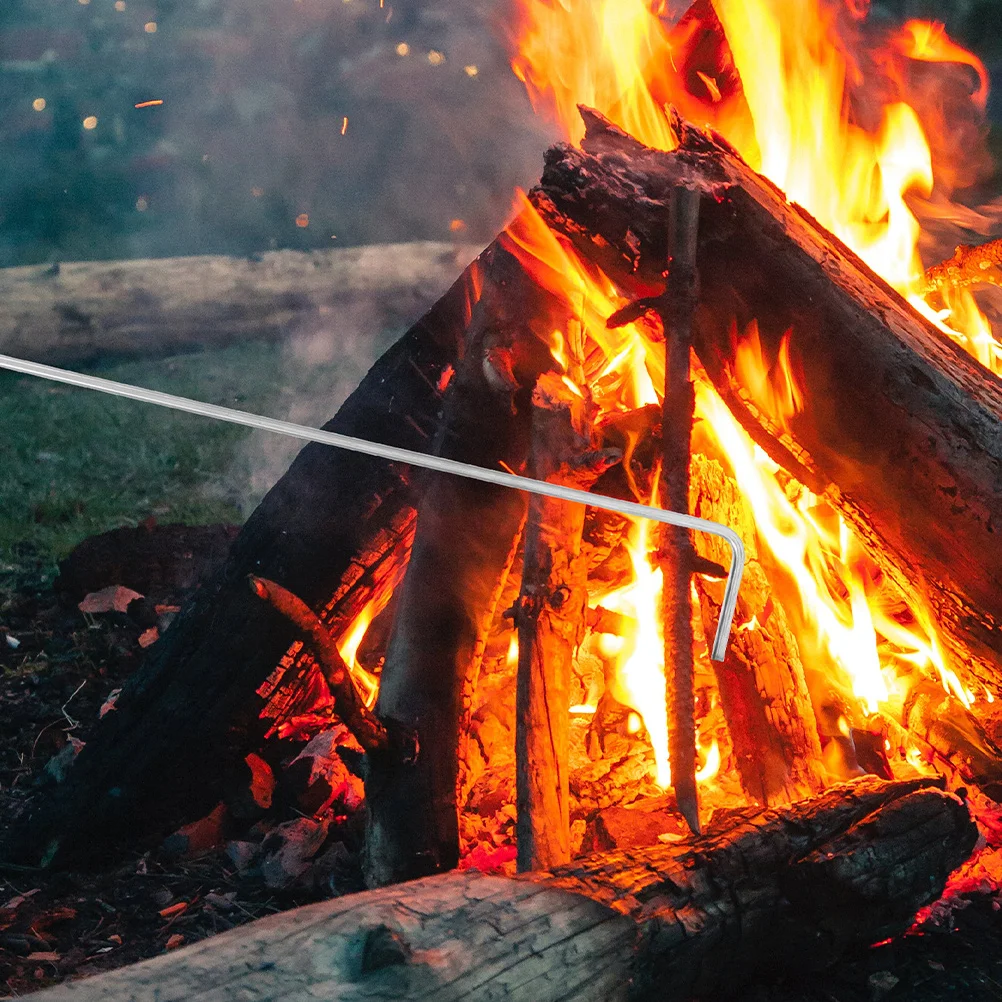 Fire Hook Convenient Pit Poker Fireplace Tool for outside Pits Burning Gold Bucket Stick
Fire Hook Convenient Pit Poker Fireplace Tool for outside Pits Burning Gold Bucket Stick