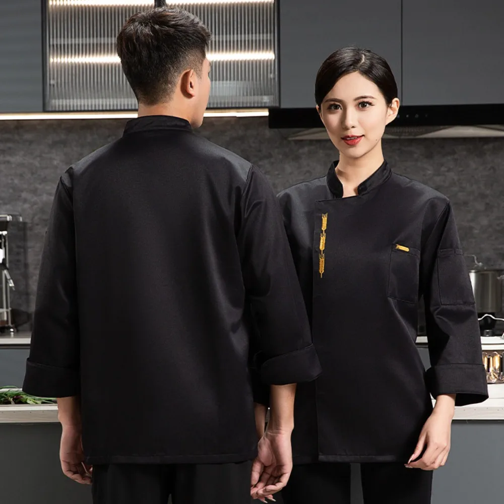 Celebrities Same Style Chef Work Clothes Short-sleeved Men's and Women's Catering Kitchen Hotel Restaurant
Celebrities Same Style Chef Work Clothes Short-sleeved Men's and Women's Catering Kitchen Hotel Restaurant