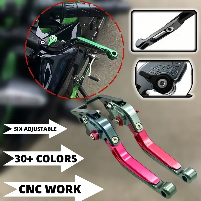 For Kawasaki ZX-6R/636 2019-21 Z1000/R 2017-19 Z900RS 2018-22 Brake Lever Set Foldable Adjustable Handle Levers Motorcycle Parts
For Kawasaki ZX-6R/636 2019-21 Z1000/R 2017-19 Z900RS 2018-22 Brake Lever Set Foldable Adjustable Handle Levers Motorcycle Parts