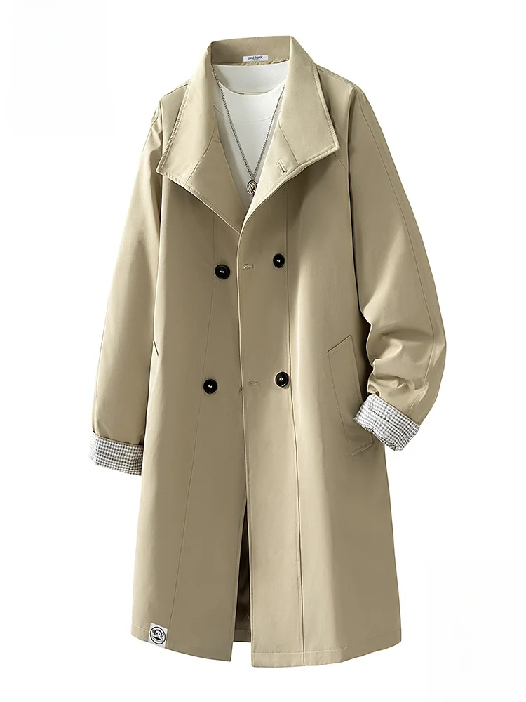 PaulFrank Over-Knee Men's Windbreaker Double-Row Button Loose Fit Collar Autumn Faionable Outerwear Polyester Youth Casual
PaulFrank Over-Knee Men's Windbreaker Double-Row Button Loose Fit Collar Autumn Faionable Outerwear Polyester Youth Casual