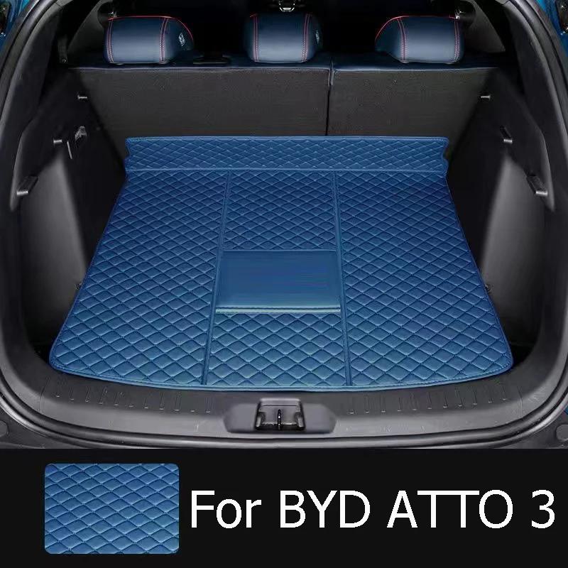 Коврики в багажник автомобиля для BYD ATTO 3 YUAN PLUS 2024 2025, водонепроницаемые кожаные защитные коврики для багажника, защитные коврики, аксессуары для интерьера
Коврики в багажник автомобиля для BYD ATTO 3 YUAN PLUS 2024 2025, водонепроницаемые кожаные защитные коврики для багажника, защитные коврики, аксессуары для интерьера