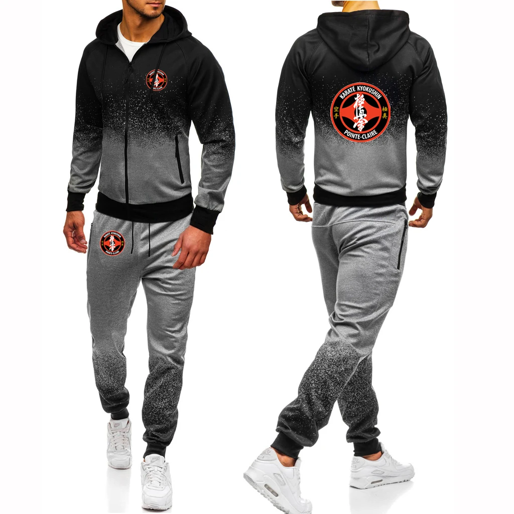 2025 Spring Autumn Kyokushin Karate Masutatsu Oyama Japan Print Men's Popular Hooded Jacket+Casual Sweatpants Gradient Color Set
2025 Spring Autumn Kyokushin Karate Masutatsu Oyama Japan Print Men's Popular Hooded Jacket+Casual Sweatpants Gradient Color Set