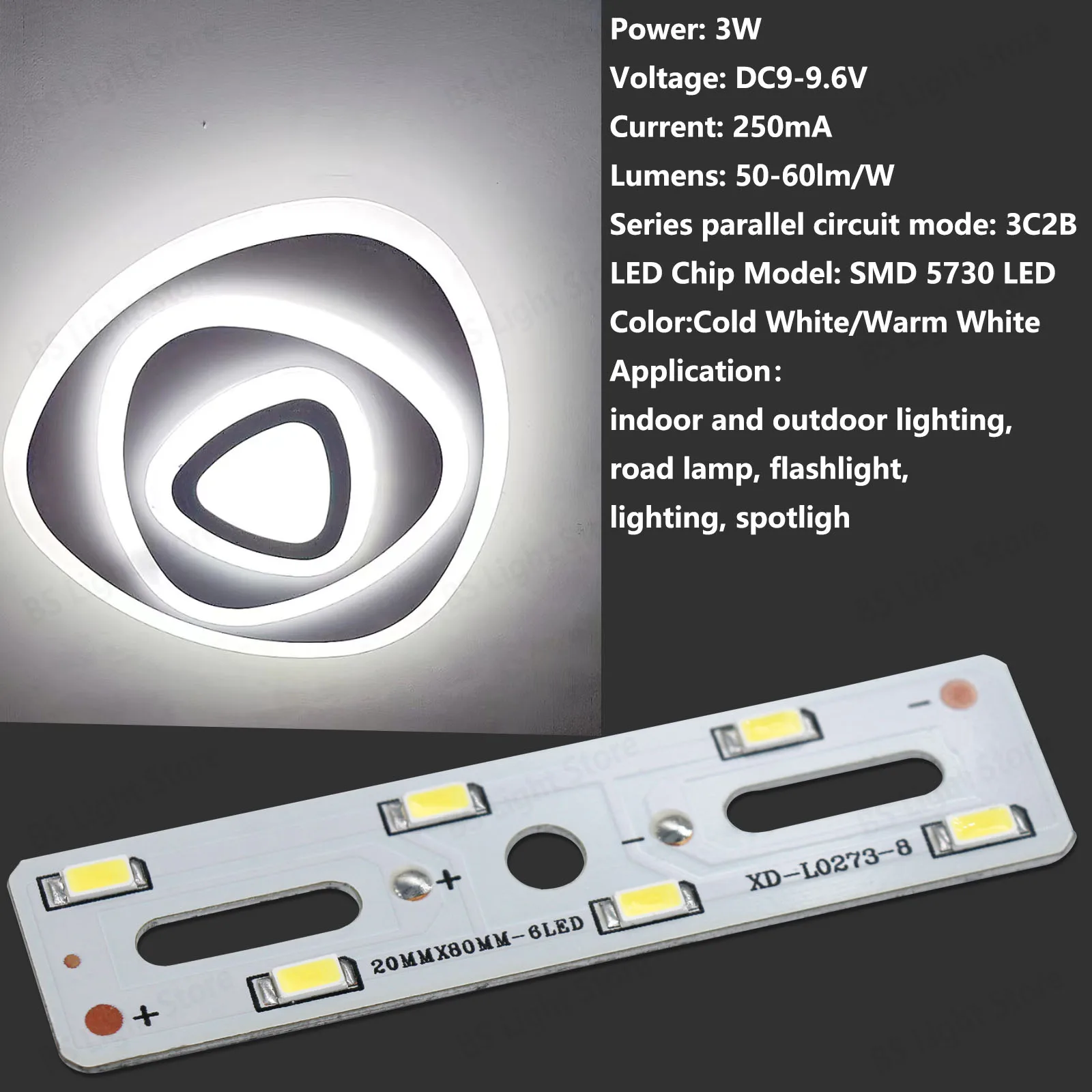 6 светодиодов COB чип White3W Супер яркий светодиодный COB Side 20x80 мм 9-9,6 В DIY для лампочки Лампа прожектора Downlight Лампа Теплый белый
6 светодиодов COB чип White3W Супер яркий светодиодный COB Side 20x80 мм 9-9,6 В DIY для лампочки Лампа прожектора Downlight Лампа Теплый белый
