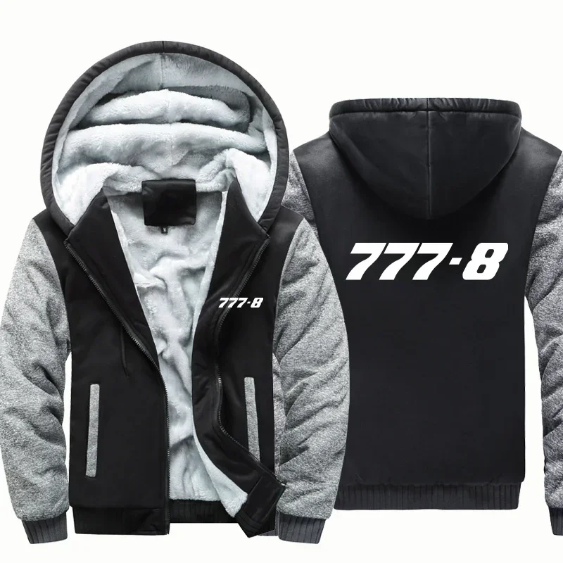 777-8 Fleece Warm Wool Aviation Pilots Flight Men Coat Jackets Autumn Winter Zipper Hooded Thick Hoodies Sweatshirts
777-8 Fleece Warm Wool Aviation Pilots Flight Men Coat Jackets Autumn Winter Zipper Hooded Thick Hoodies Sweatshirts