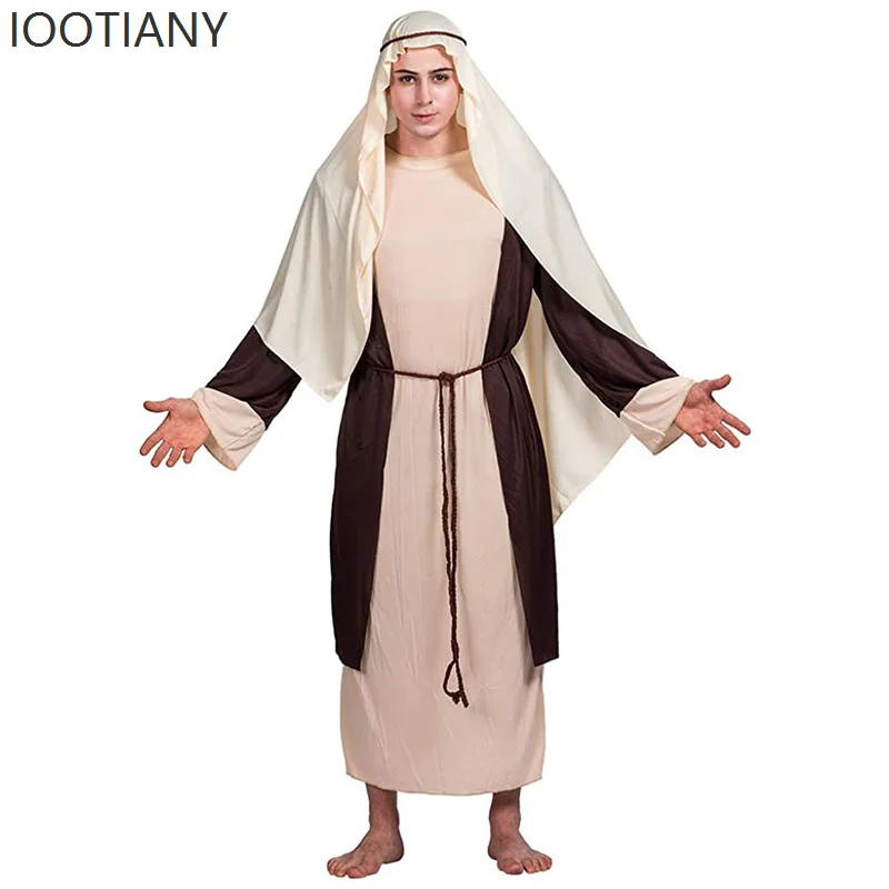 Halloween Saint Joseph Bible Religious Arabic Costume Dubai Businessman Cosplay Costume Holiday Party Stage Cosplay Masquerade
Halloween Saint Joseph Bible Religious Arabic Costume Dubai Businessman Cosplay Costume Holiday Party Stage Cosplay Masquerade