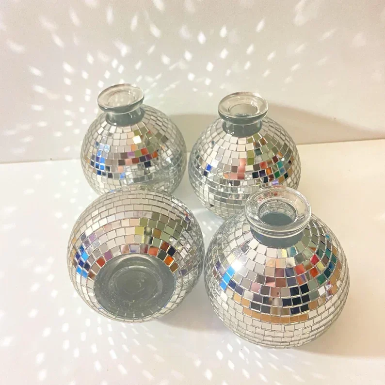 Disco Ball Vase Colorful Flower Bouquet Houseplant Indoor Planter Flower Pots Housewarming Gift Table Centerpiece Wedding Decor
Disco Ball Vase Colorful Flower Bouquet Houseplant Indoor Planter Flower Pots Housewarming Gift Table Centerpiece Wedding Decor