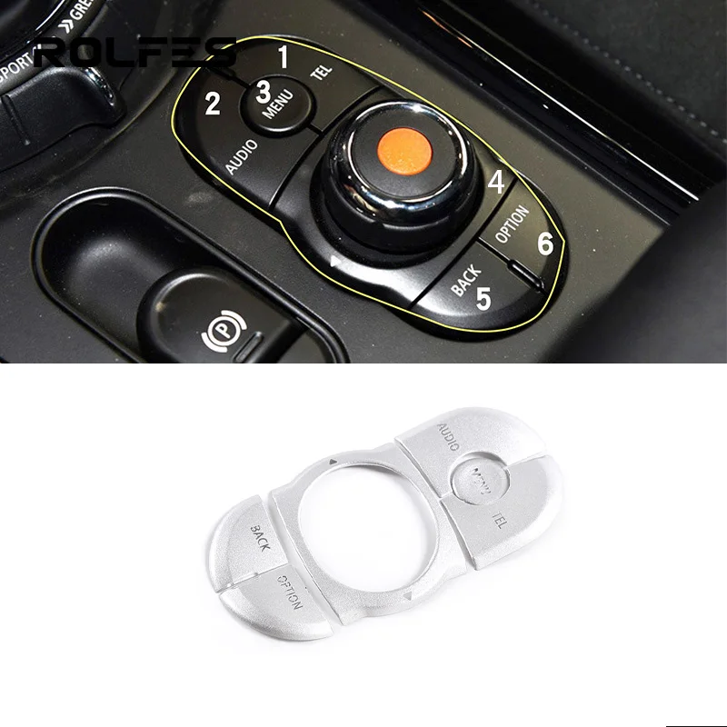 ROLFES Console Multimedia Panel Button Cover Silver Sticker Knob Trim For BMW MINI Cooper F55 F56 F57 14-17 (5-key AUDIO model)
ROLFES Console Multimedia Panel Button Cover Silver Sticker Knob Trim For BMW MINI Cooper F55 F56 F57 14-17 (5-key AUDIO model)