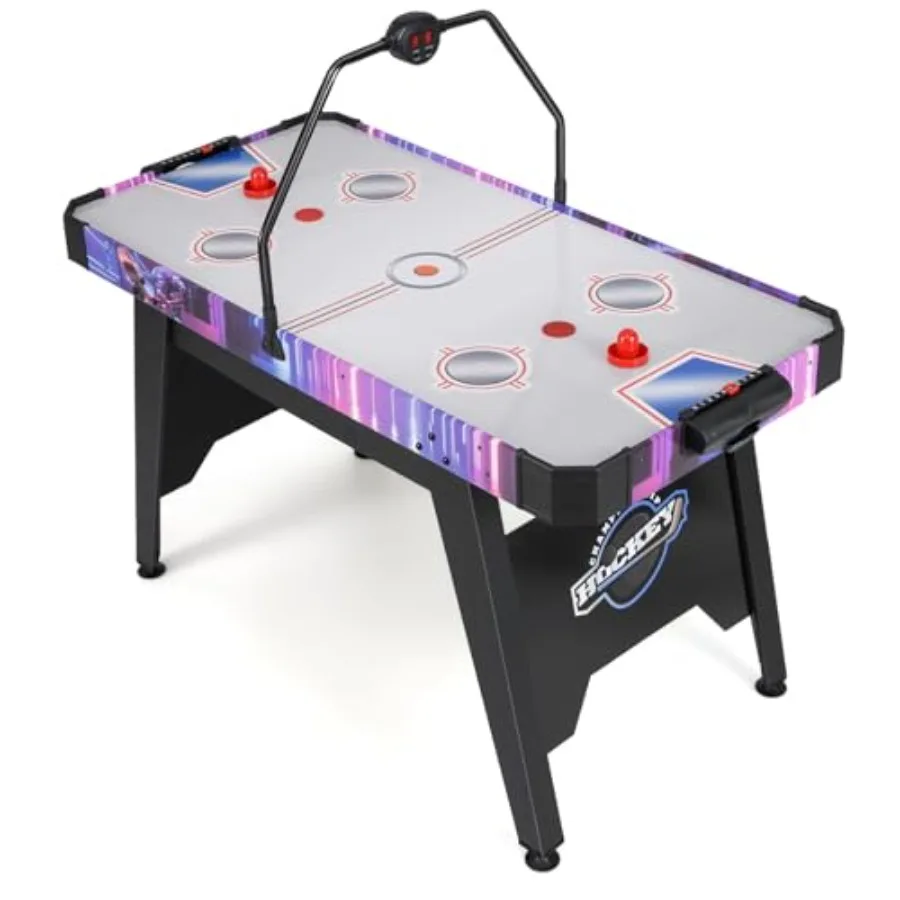 Air Hockey Table 56 Inch Air Hockey Arcade Game Table with Powerful 12V Motor and LED Digital Scoreboard Includes 2 Pushers and
Air Hockey Table 56 Inch Air Hockey Arcade Game Table with Powerful 12V Motor and LED Digital Scoreboard Includes 2 Pushers and