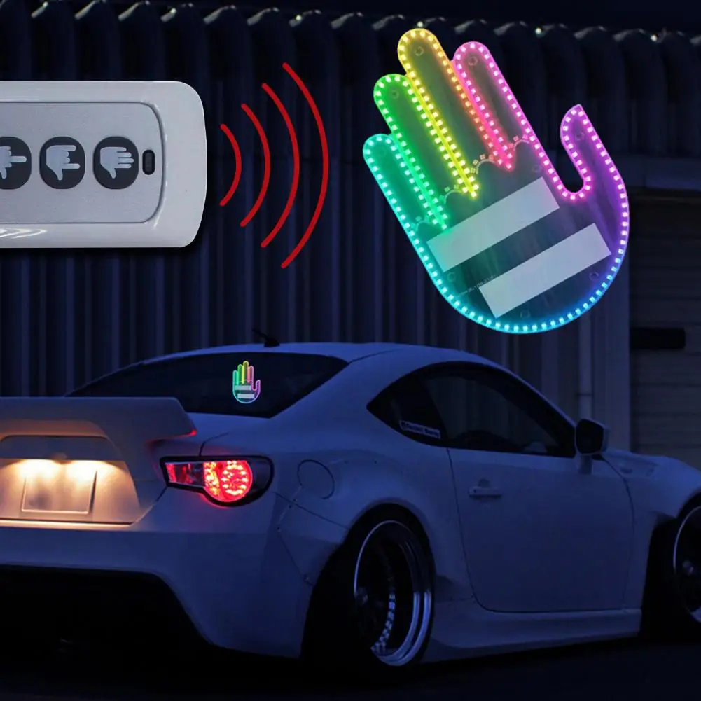 Adhesive Wireless LED light Gesture LED Sticker Gesture Light Car Interior LED Hand Car Rear Window Hand with Remote Control
Adhesive Wireless LED light Gesture LED Sticker Gesture Light Car Interior LED Hand Car Rear Window Hand with Remote Control
