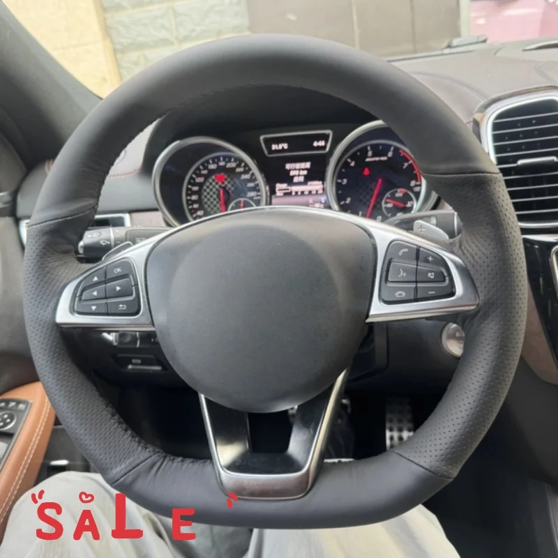 Customizable Handmade Genuine Leather Steering Wheel Cover For Mercedes Benz A200 A250 B250 B260 C200 C250 C300 Sport CLA220
Customizable Handmade Genuine Leather Steering Wheel Cover For Mercedes Benz A200 A250 B250 B260 C200 C250 C300 Sport CLA220