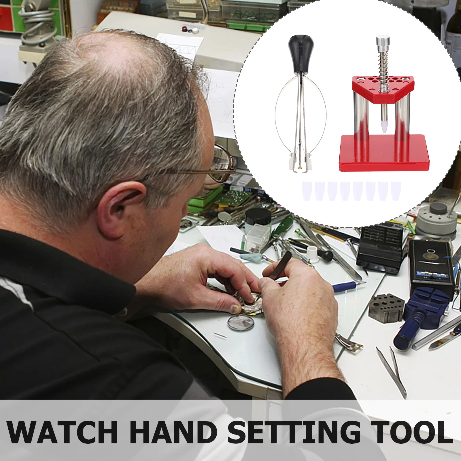 Watch Repair Set Hand Remover Puller Press Tool Lightweight Plastic Alloy Material Home Use Convenient Design Watch Lever Puller
Watch Repair Set Hand Remover Puller Press Tool Lightweight Plastic Alloy Material Home Use Convenient Design Watch Lever Puller
